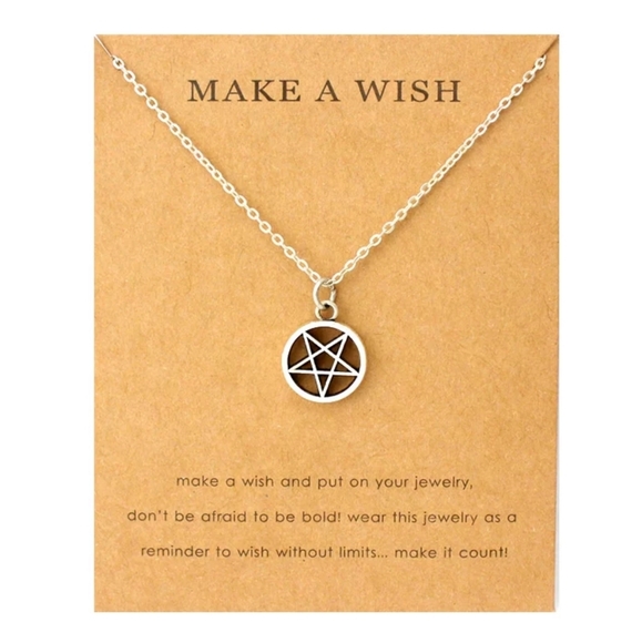 Jewelry - Make a Wish Pentagram Necklace Gift idea!